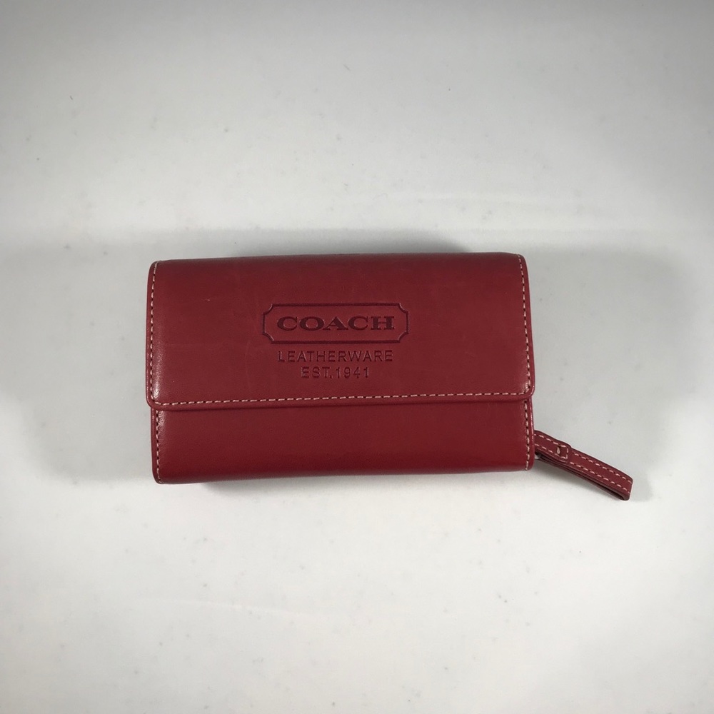 Small Red Coach Wallet